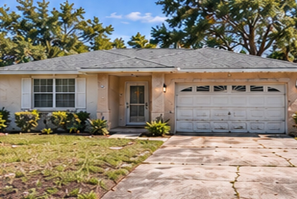 Florida home before renovation